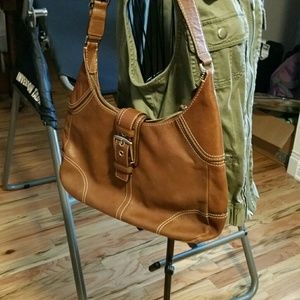 Coach Hamilton brown leather hobo shoulder bag